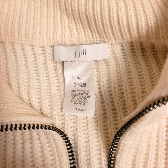 J Jill Poncho Ribbed Knit Sweater - Picture 2 of 12